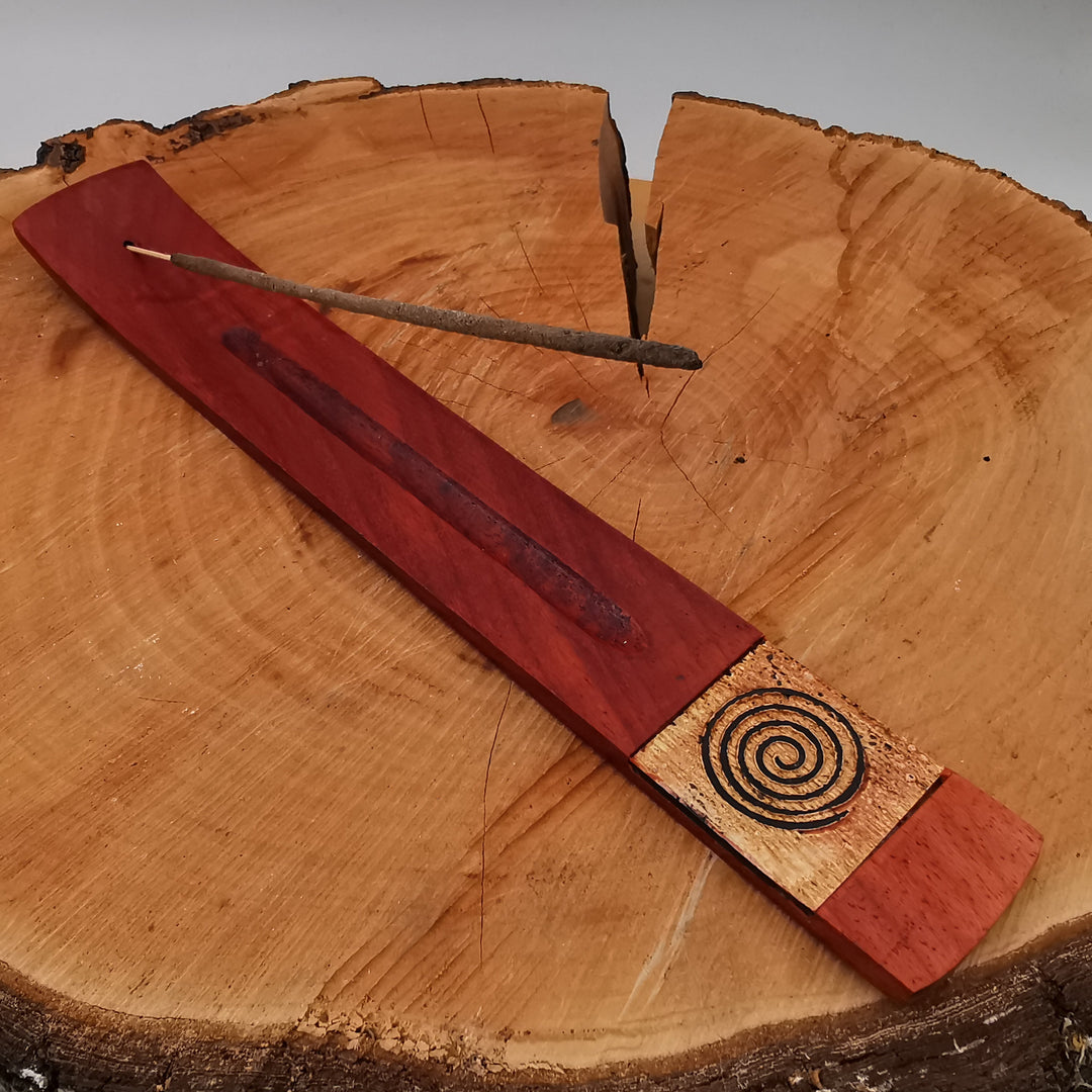 Räucherstäbchenhalter Red Zeder SPIRALE