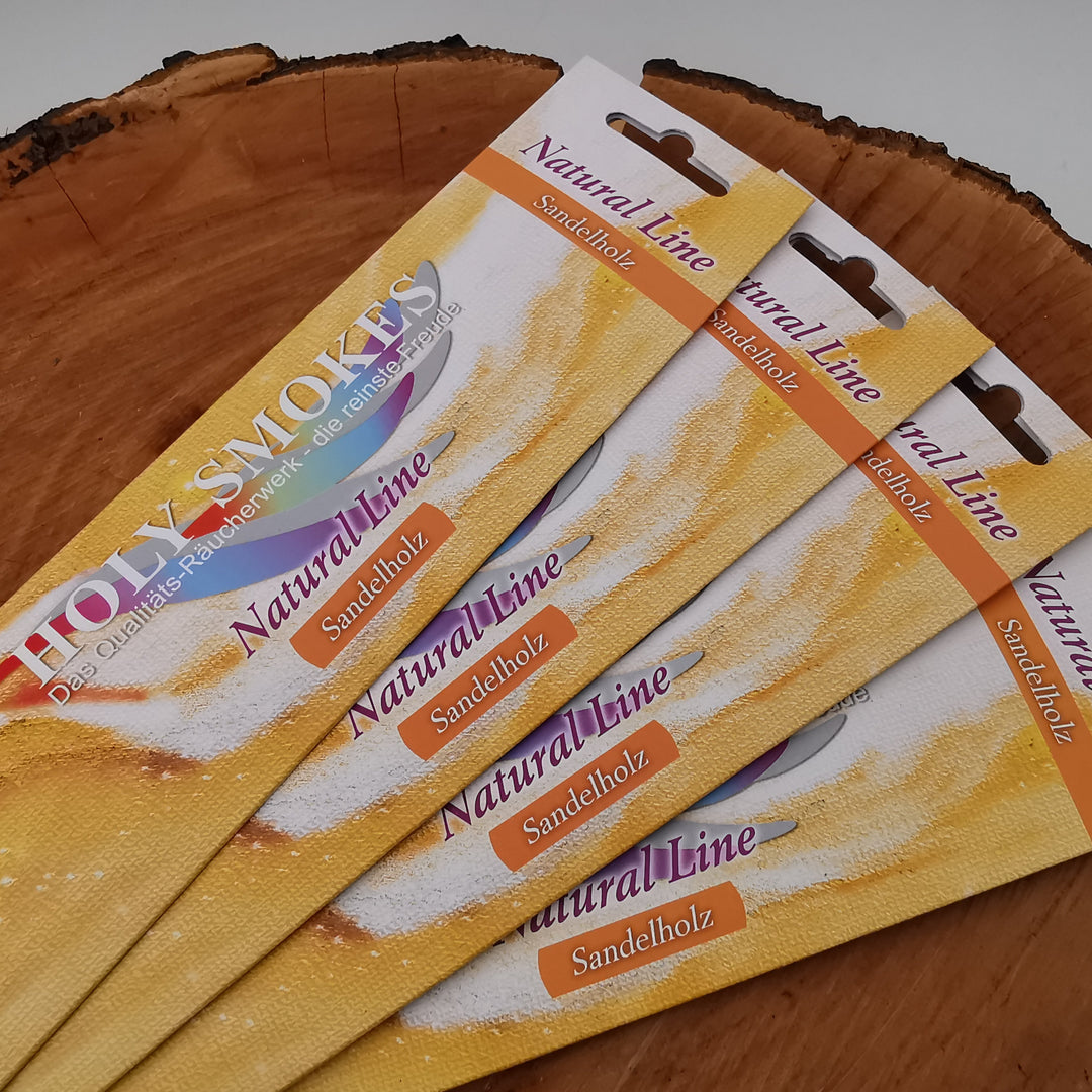 Räucherstäbchen Holy Smokes SANDELHOLZ 100% natürlich 10Stk