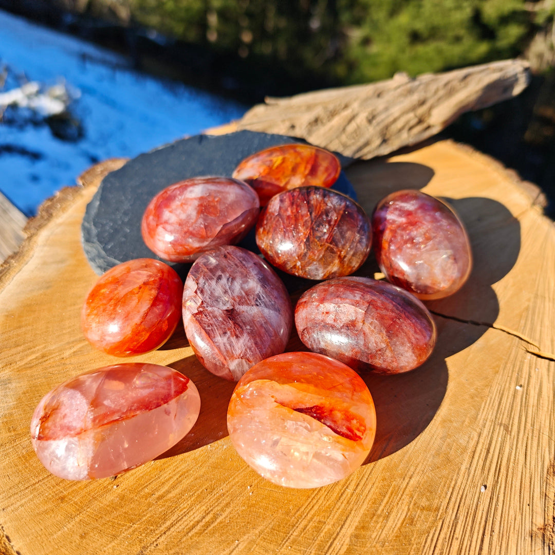 Harlekinquarz "Red Healer" - Meister Heiler