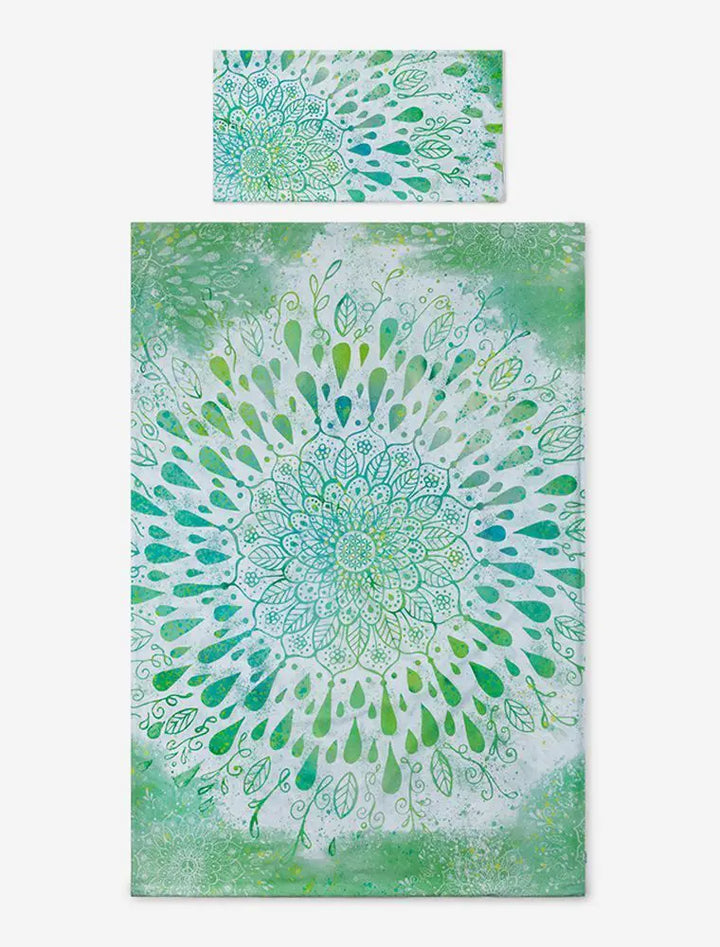 Bettbezug GREEN DREAM MIT ROSENQUARZ 160x210cm + 100x65cm