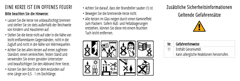 TRAUERLICHT MIT KARTE - WIESE - Die Erinnerung bleibt - Allgäuer Heilkräuter Kerze