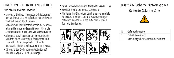 TRAUERLICHT MIT KARTE - WIESE - Die Erinnerung bleibt - Allgäuer Heilkräuter Kerze