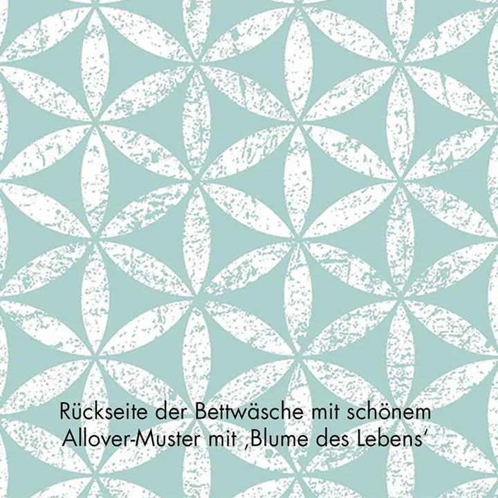 Bettbezug BLUE DREAM MIT ROSENQUARZ 160x210cm + 100x65cm